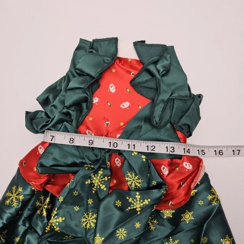 Christmas dress for pet holiday dress